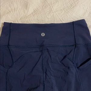 Lulu lemon crops Navy